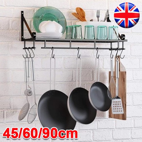 Kitchen hanging pot pan - pot, rack