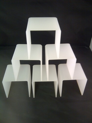Acrylic display step plinth - display,