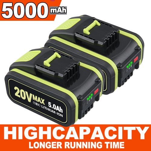 20v 0ah ion - 2x, 5.0ah