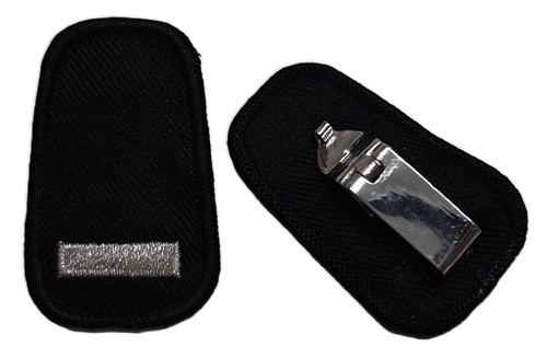 Rank collar badges silver - collar, 1