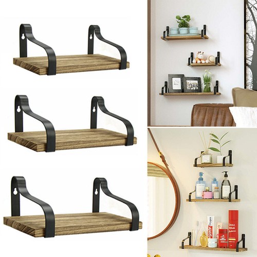 3pcs floating wooden wall - wooden,
