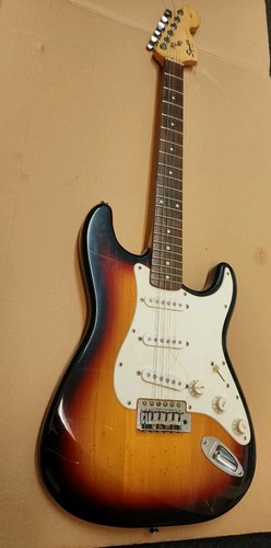 Fender sunburst black - fender,