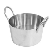 Stainless Steel Saucepan 10cm Small Milk Pan Double Handle Cooking Pot