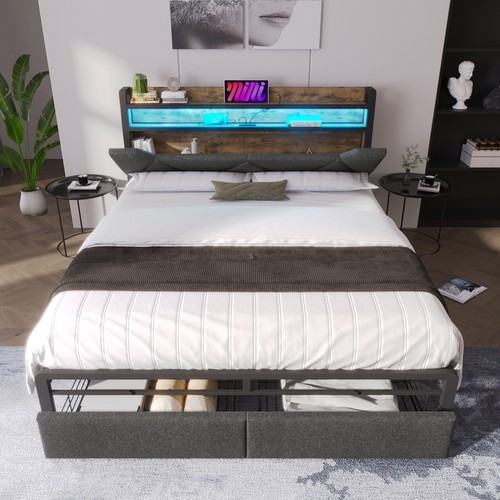 Double 4ft6 metal - double, frame