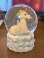 Unicorn snow globe - unicorn,
