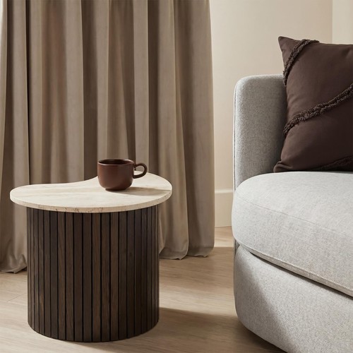 Ohs madison side table - ohs, ribbed