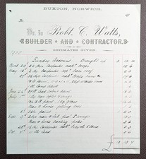 1905 Robt. C. Watts Builder &