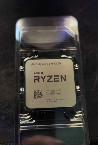Amd ryzen 5700x3d core - 7,