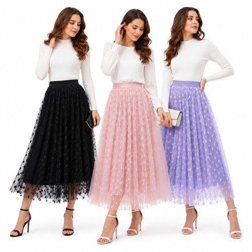 New womens mesh tulle - new,