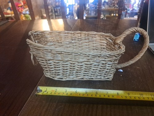 Wicker wine carrier basket - wicker,
