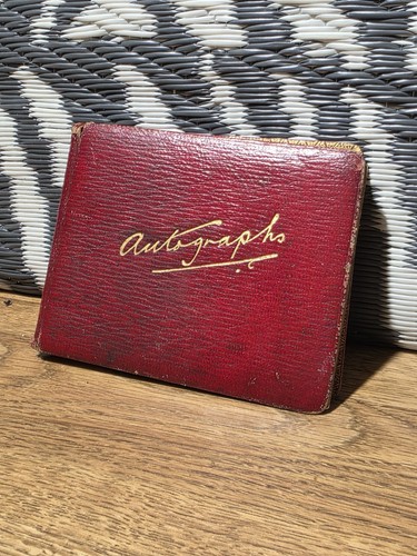 Edwardian 1920s autograph - &,