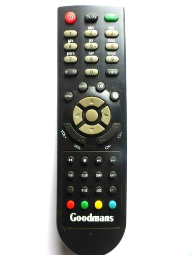 Goodmans freeview box remote - box,