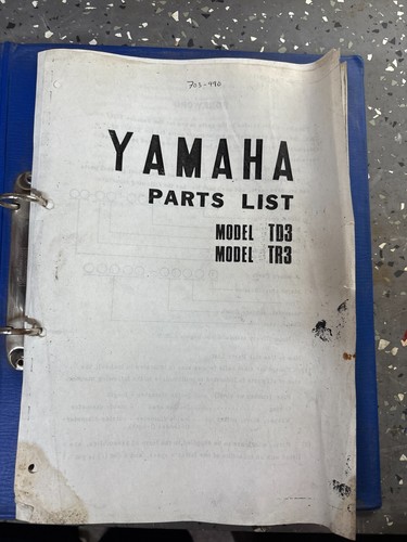Yamaha parts list td3 tr3 - parts,