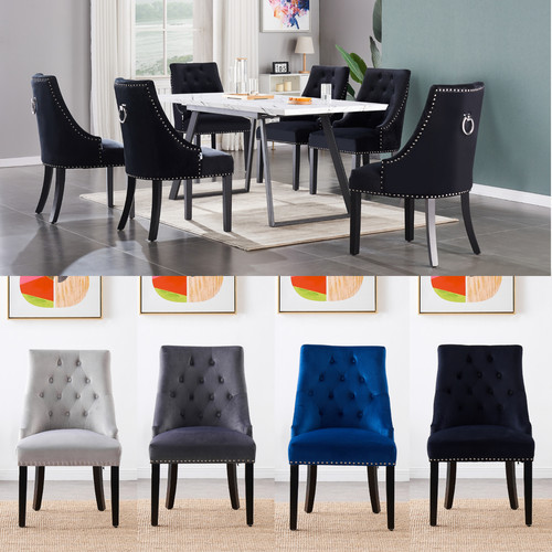 Single velvet dining - velvet,