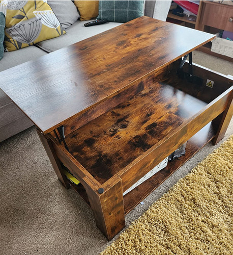 Industrial coffee table - coffee,