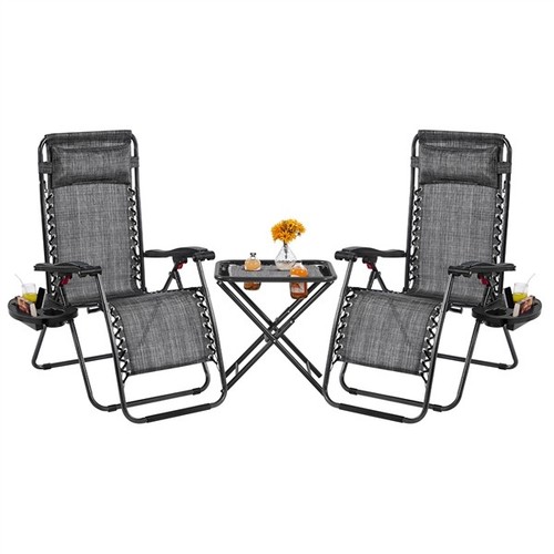 3pcs zero gravity recliner - zero,