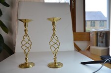 1 Pair Brass Spiral Brass