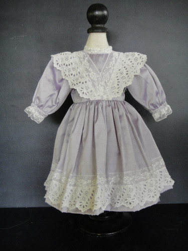 Purple silk dress - purple, vintage