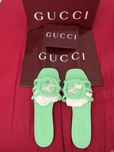 Gucci interlocking sandles - gg,
