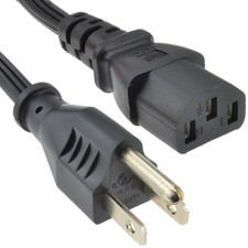 2m Power Cord - US 3 Pin Plug