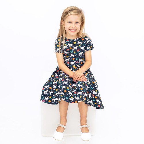 Frugi girls dress skater - frugi,