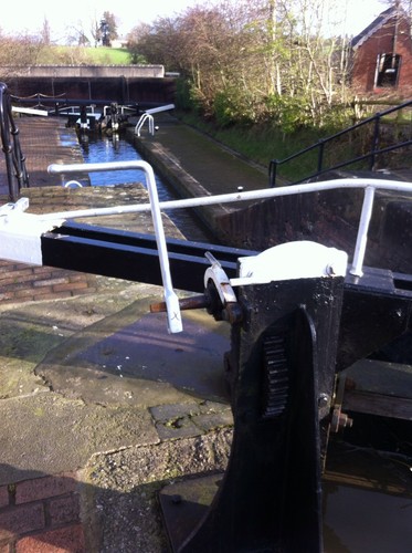 Long handle aluminium - handle, windlass