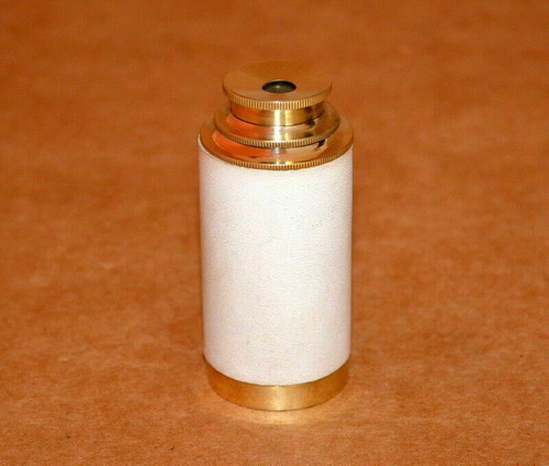White leather brass - leather,