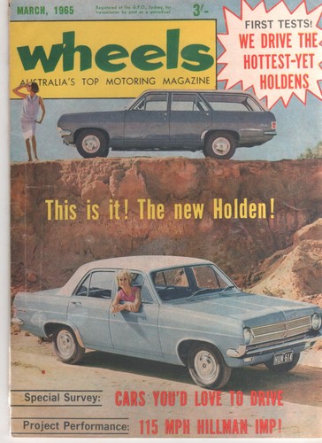 Wheels 1965 mar holden - holden, x2