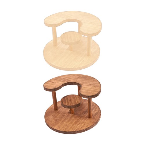 Wood cake stand wooden - cake,