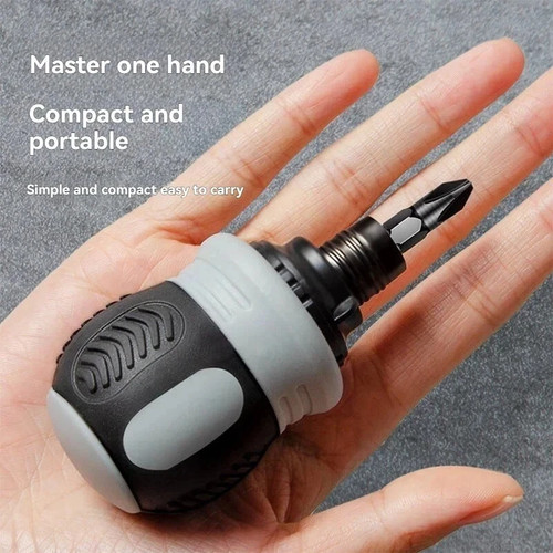 Ratchet screwdriver set - screwdriver, short