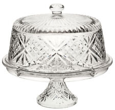Dome & Stand Clear Glassware Vintage Cake Presentation 12" (30Cm) Pack Of 1