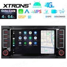 8Core 4+64GB Android 14 IPS Car Player GPS Stereo Radio for VW Touareg 2004-2011