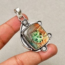 Dichroic Glass Gemstone 925