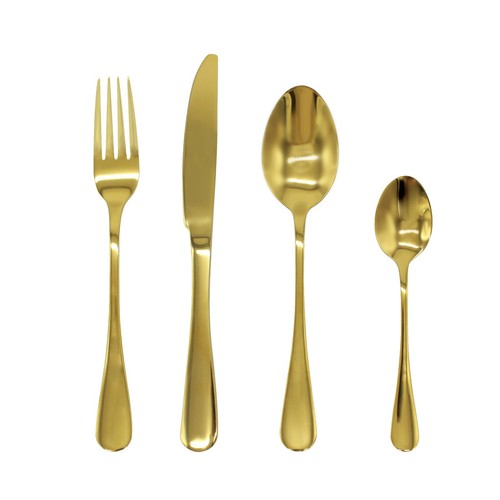 Cutlery sets gold - dinner, set