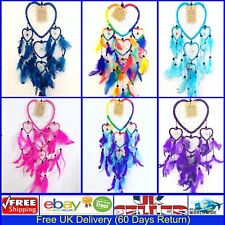 HEART DREAM CATCHER  DREAMCATCHER GIRLS BOYSHEART STYLE MANY COLOURS AND SIZES