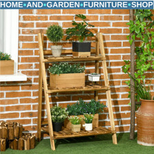 3 Tier Wooden Plant Stand for