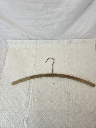 Vintage wooden coat hanger - vintage,