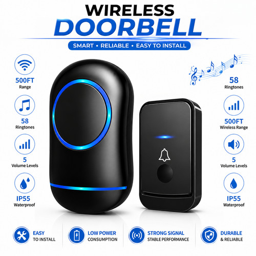 Wireless door bell doorbell - door,