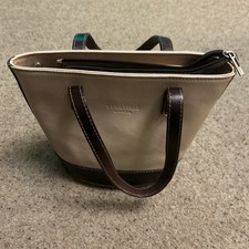 Vera Pelle Women's Italian Genuine Leather Clutch Bag Brown