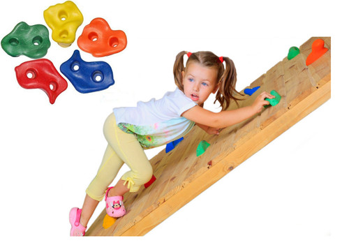 Kids plastic climbing - plastic, stones