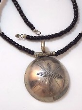 Vintage Tribal Black Bead