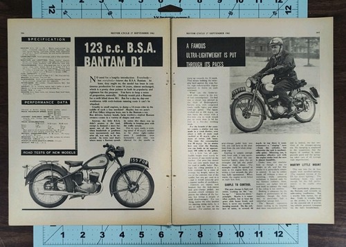 1962 bsa bantam 123cc - bsa,