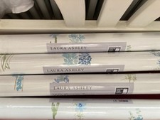 Laura Ashley Wildflower Sprig Bluebell wallpaper 4 rolls new (three same batch)