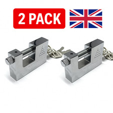 2X 60MM SHUTTER PADLOCK HEAVY