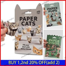 DIY Paper Cats - 50 Sheets DIY Origami Paper to Fold Cute Animal Cat Figures