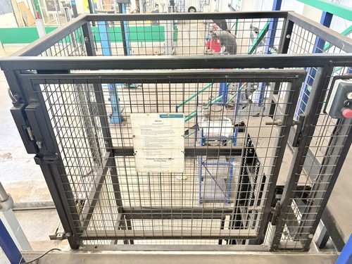 Goods lift mezzanine floor - goods,