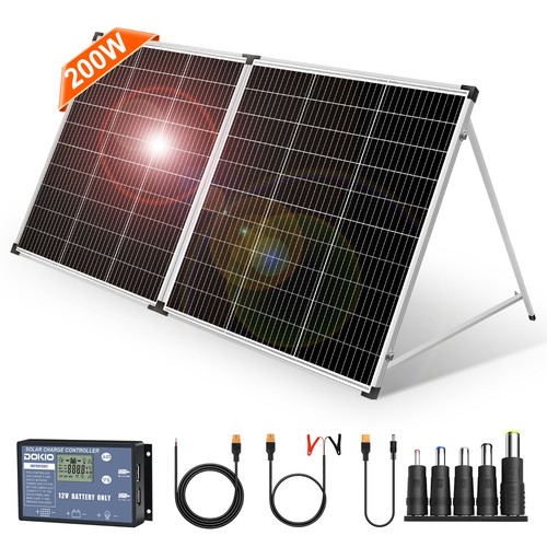 Dokio 200w 12v foldable solar - dokio,