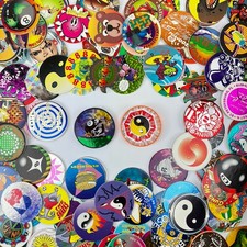 Lot of 100 Pogs / Milk Caps +