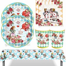 Alice In Wonderland Party Supplies Wedding Birthday Afternoon Tea Tableware