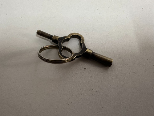 Brass double ended clover - double, leaf